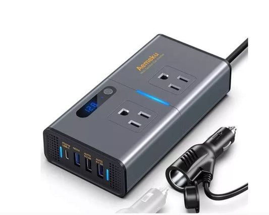 POWER INVERTER 300W CON CONECTOR USB D.WORLD DW-7611